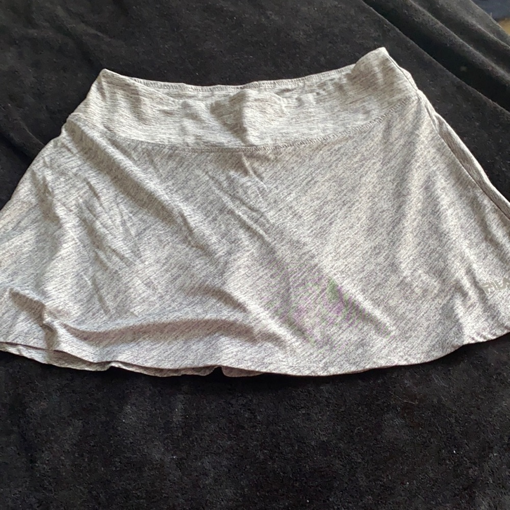 Fila grey tennis skort size medium